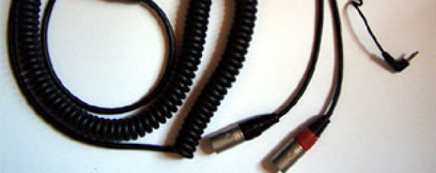 Snake cable mixer to camera – coiled